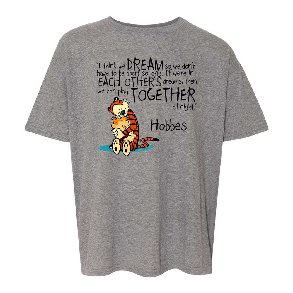 Calvin Hobbes Dreams - Graphite Heather - 18