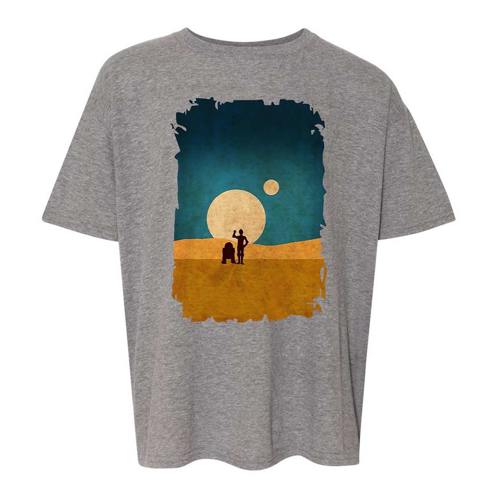 Droids In The Dunes - Graphite Heather - 18