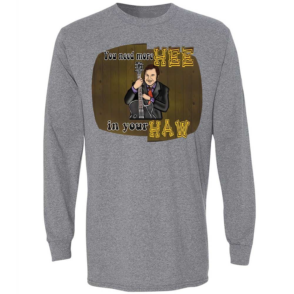 Long Sleeve T-Shirt - QY75RVZQ - Graphite Heather - 18