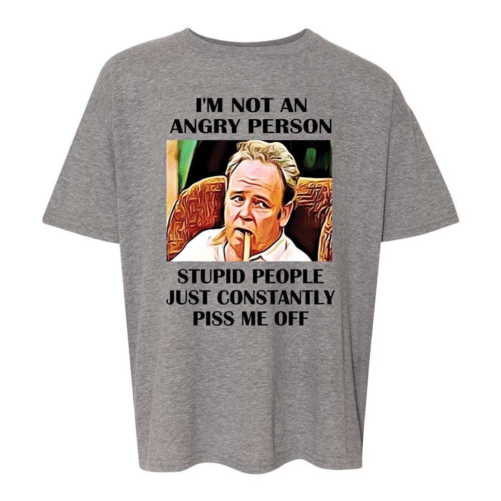I'm not an angry person - Graphite Heather - 18