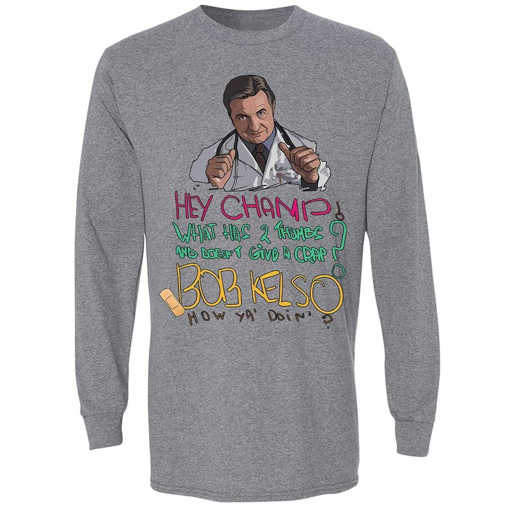 Long Sleeve T-Shirt - UV5NNMCL - Graphite Heather - 18