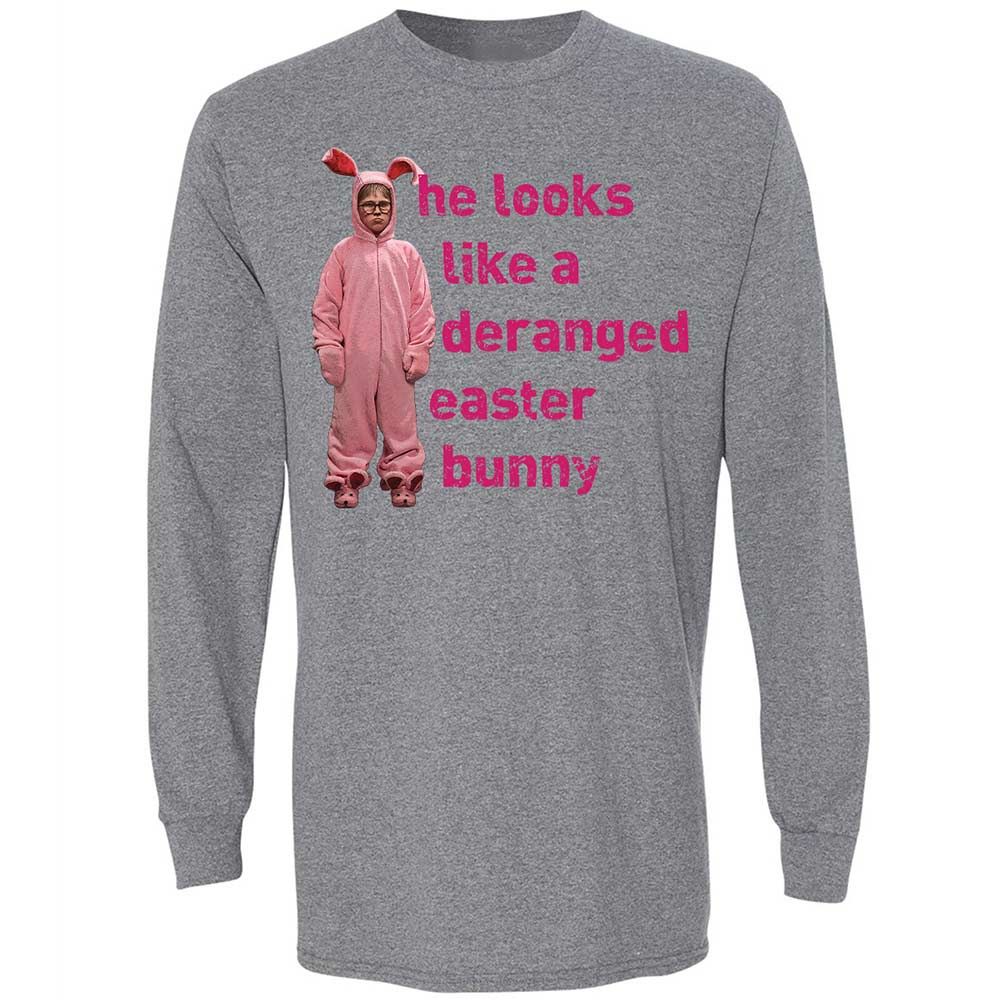 He Looks Like a Deranged Easter Bunny - Graphite Heather - 18