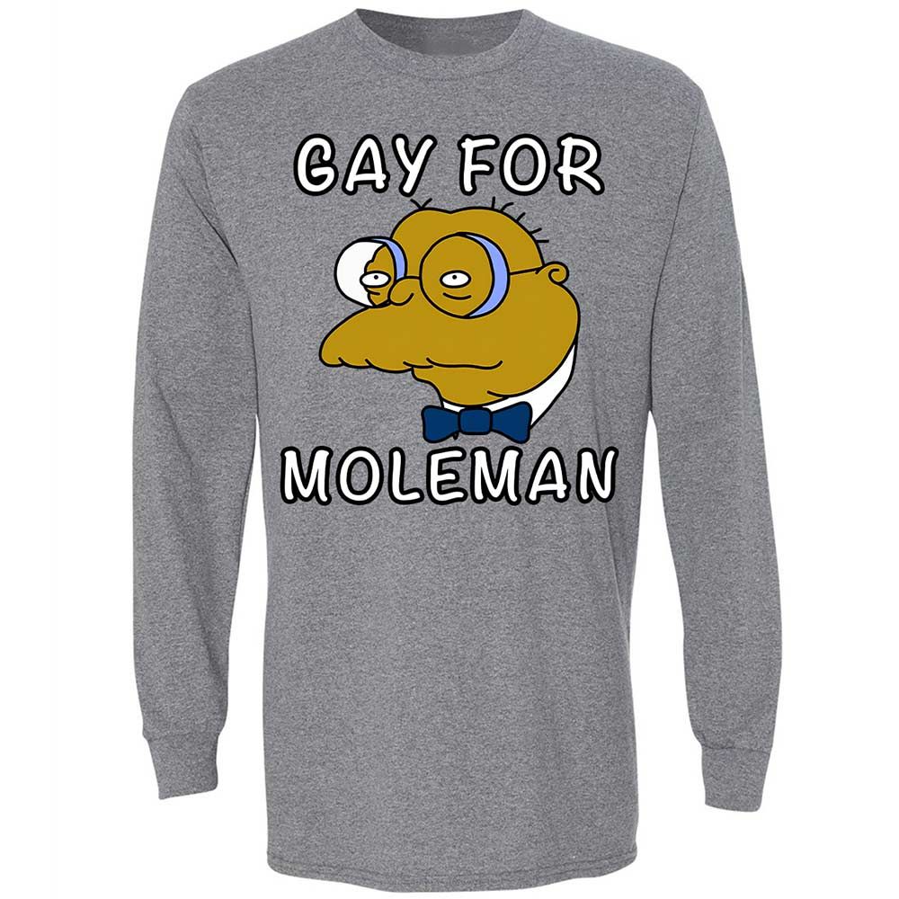 Gay for Moleman - Graphite Heather - 18