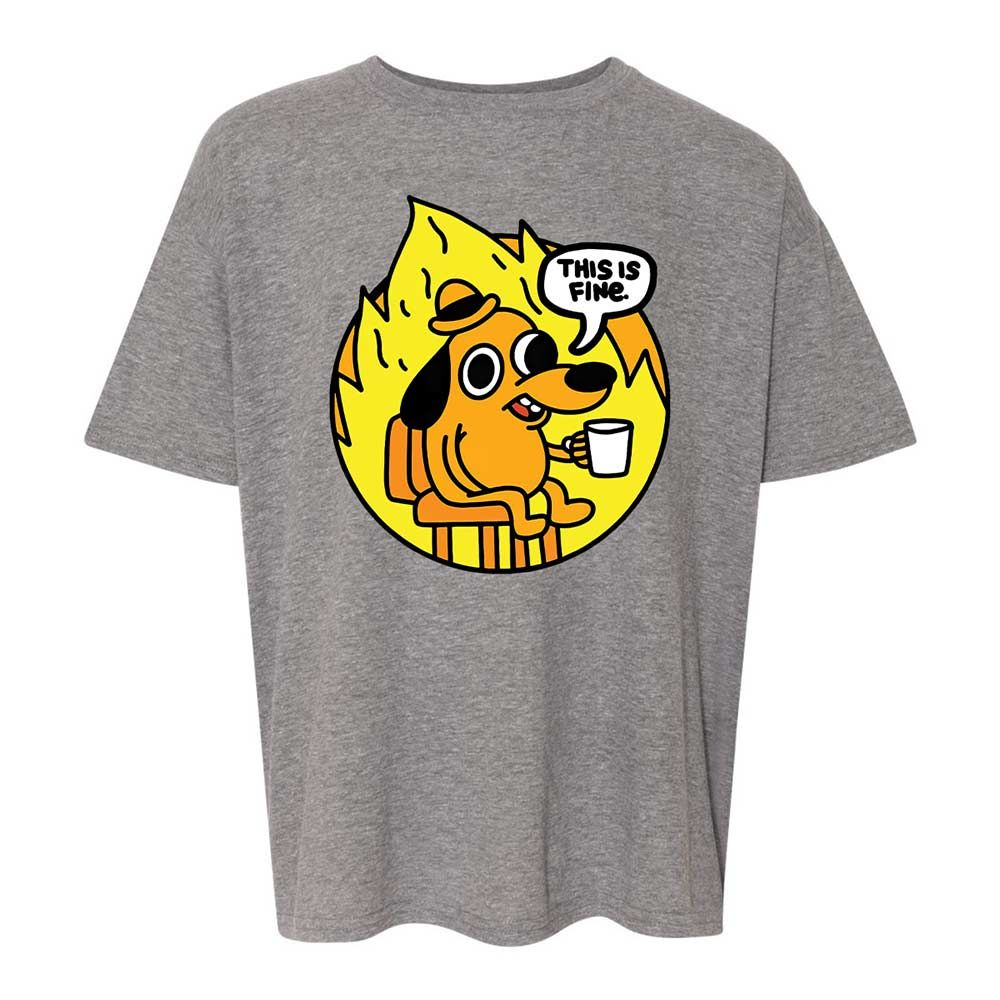 This is Fine - Graphite Heather - 18