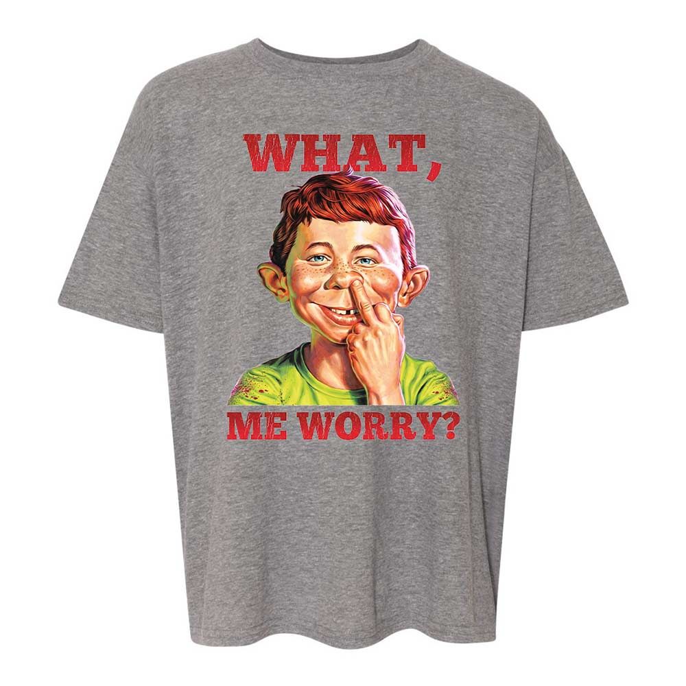 What, me worry - Graphite Heather - 18