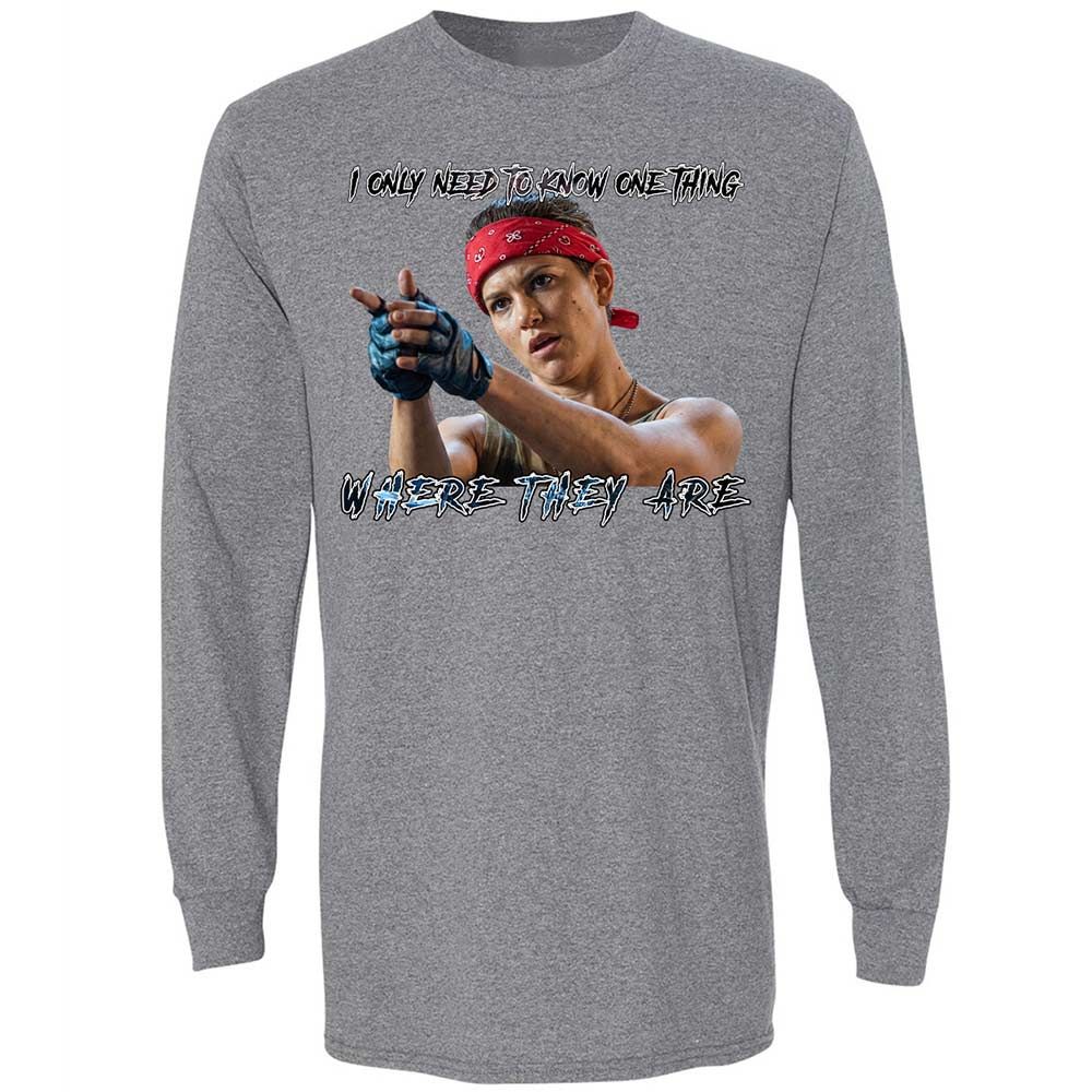 Long Sleeve T-Shirt - PENPABY4 - Graphite Heather - 18