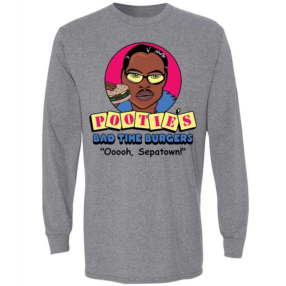 Pootie's Bad Time Burgers - Graphite Heather - 18