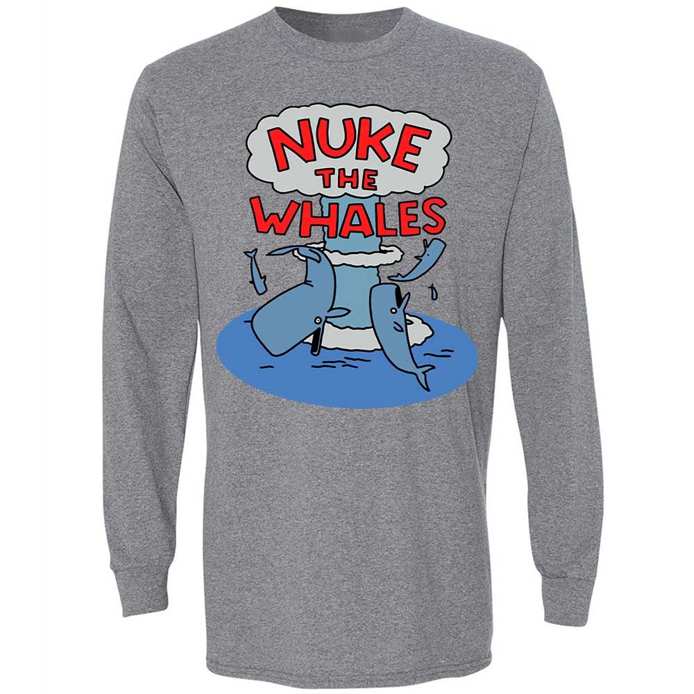 Nuke the Whales - Graphite Heather - 18