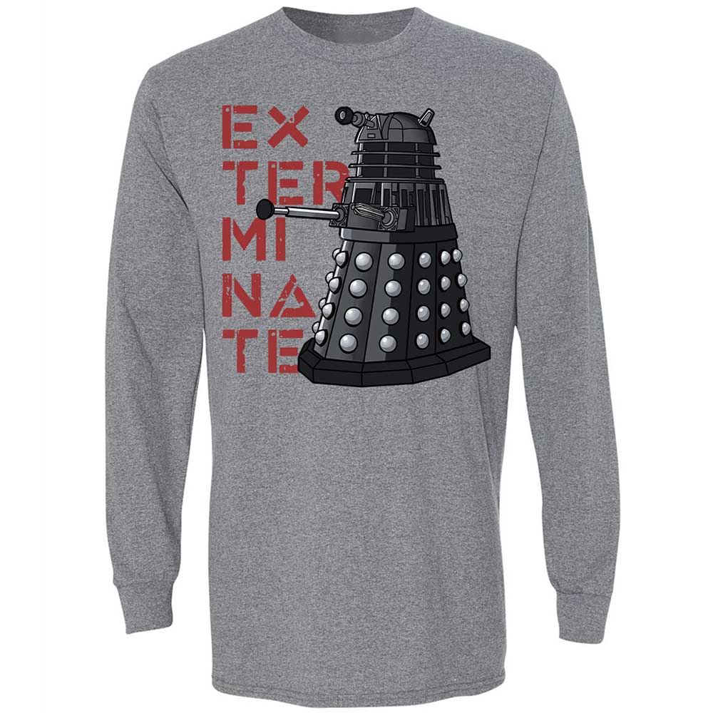 Dalek Exterminate - Graphite Heather - 18