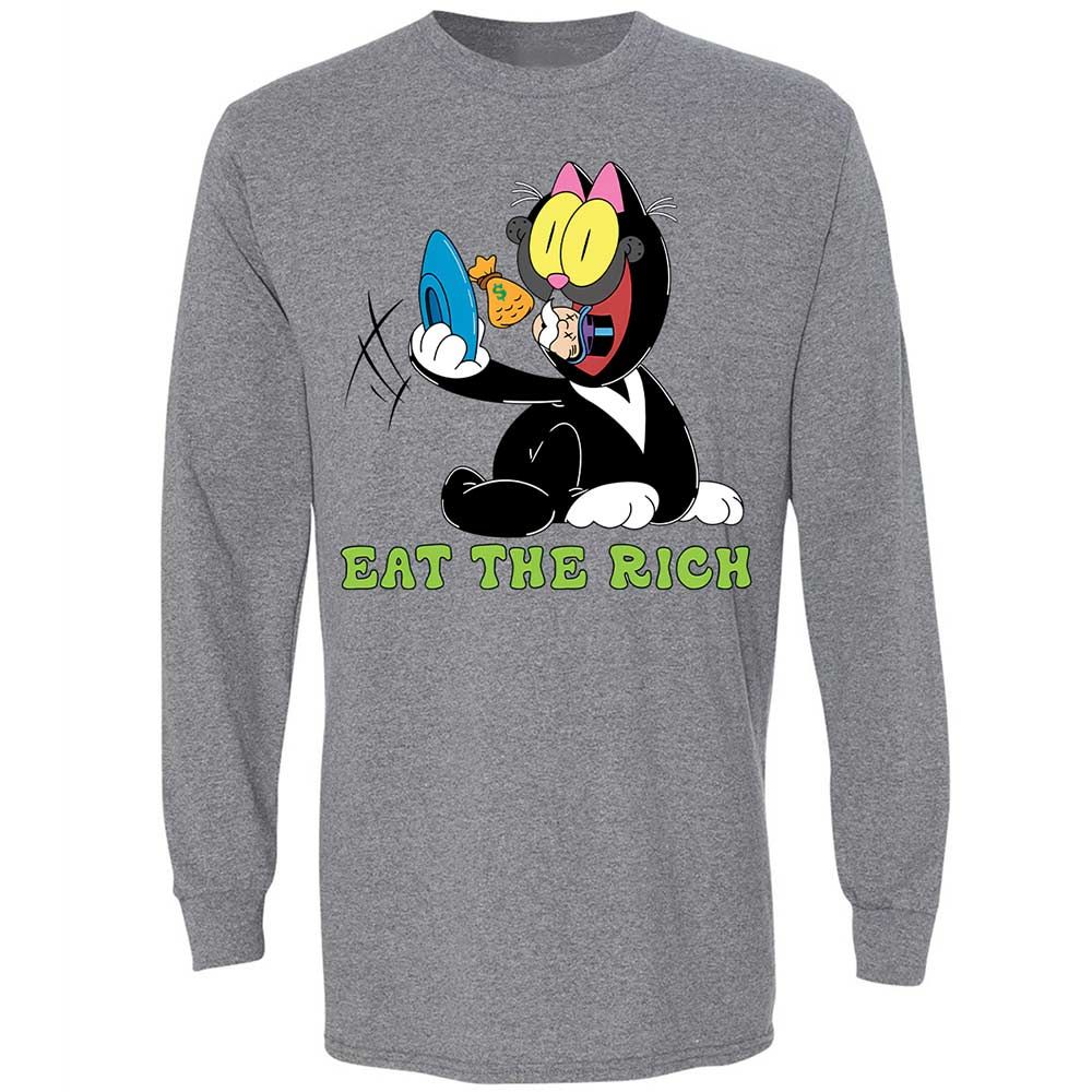 Long Sleeve T-Shirt - P8UPFLYQ - Graphite Heather - 18