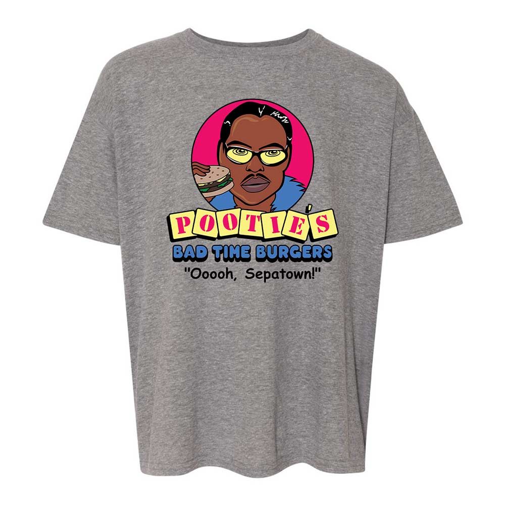 Pootie's Bad Time Burgers - Graphite Heather - 18