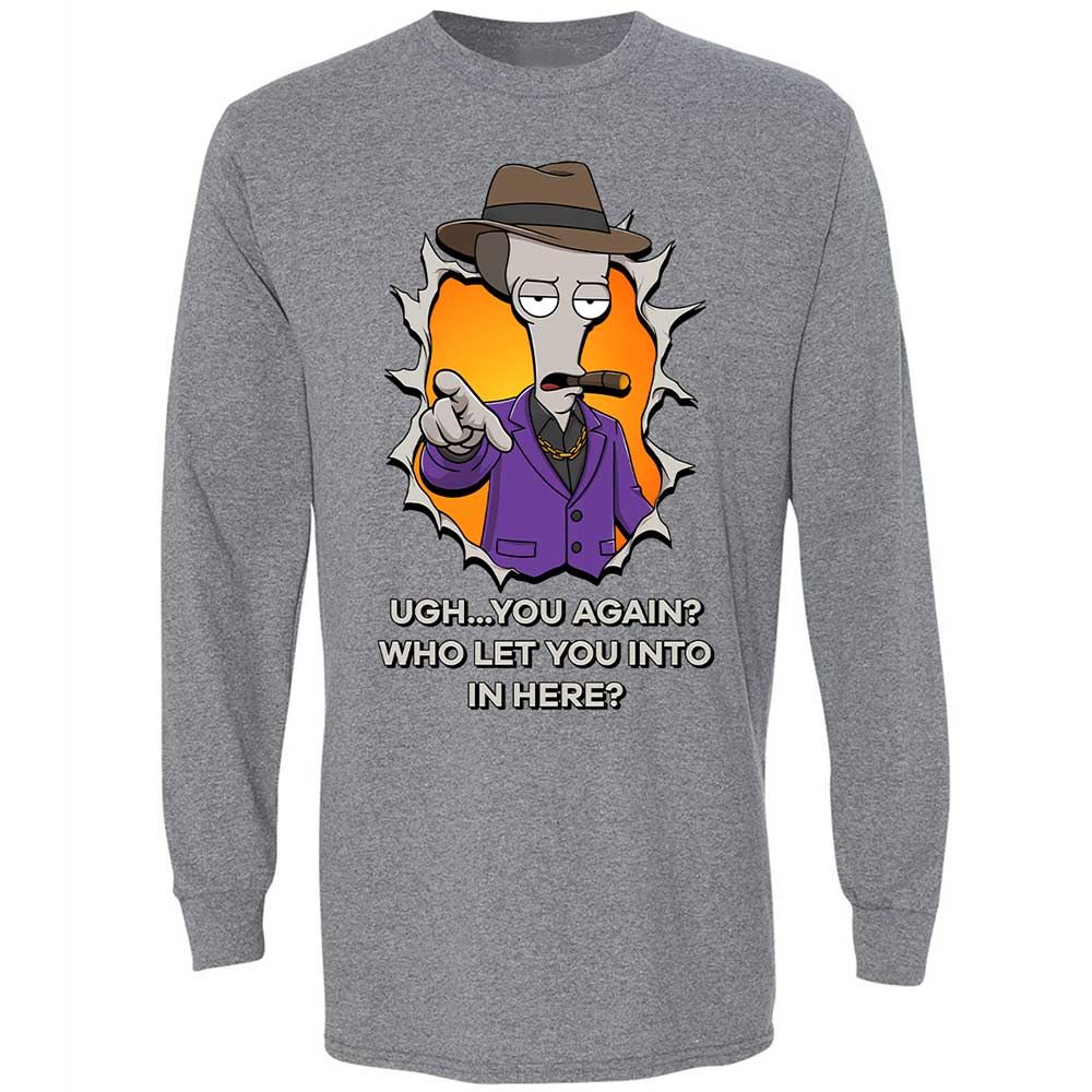 Long Sleeve T-Shirt - UZNMZX6A - Graphite Heather - 18