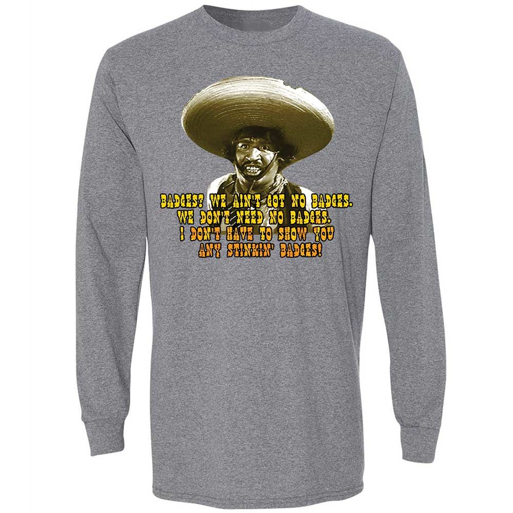 Ain't Got No Stinking Badges - Graphite Heather - 18