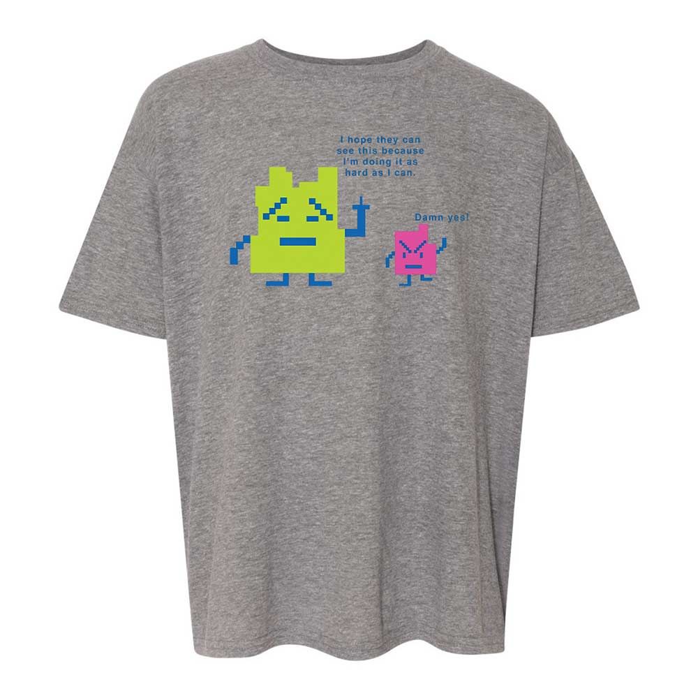 Kids T-Shirt - QM8JEJGX - Graphite Heather - 18