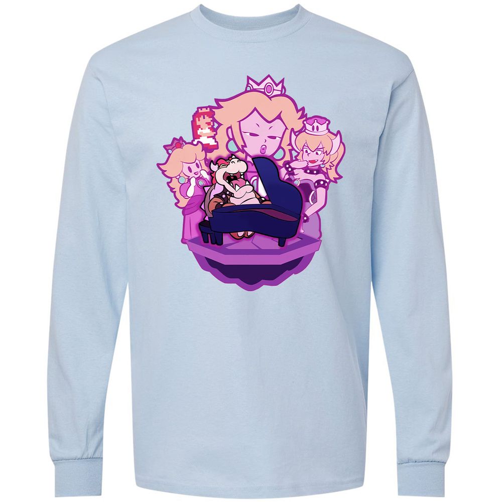Long Sleeve T-Shirt - 7TN4J4SQ - Light Blue - 18