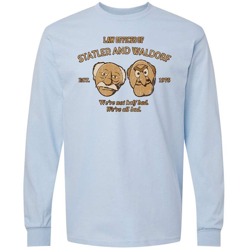 Long Sleeve T-Shirt - B1ZBFFE1 - Light Blue - 18