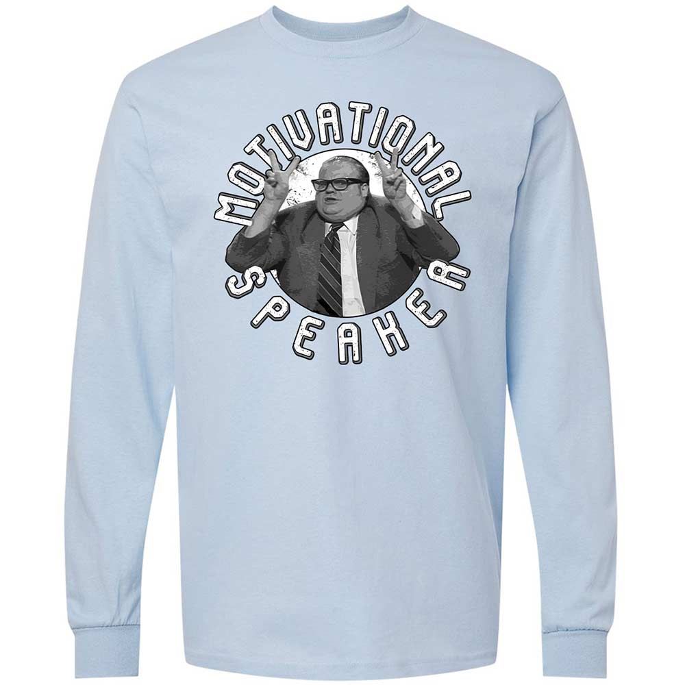 Motivational Speaker - Light Blue - 18
