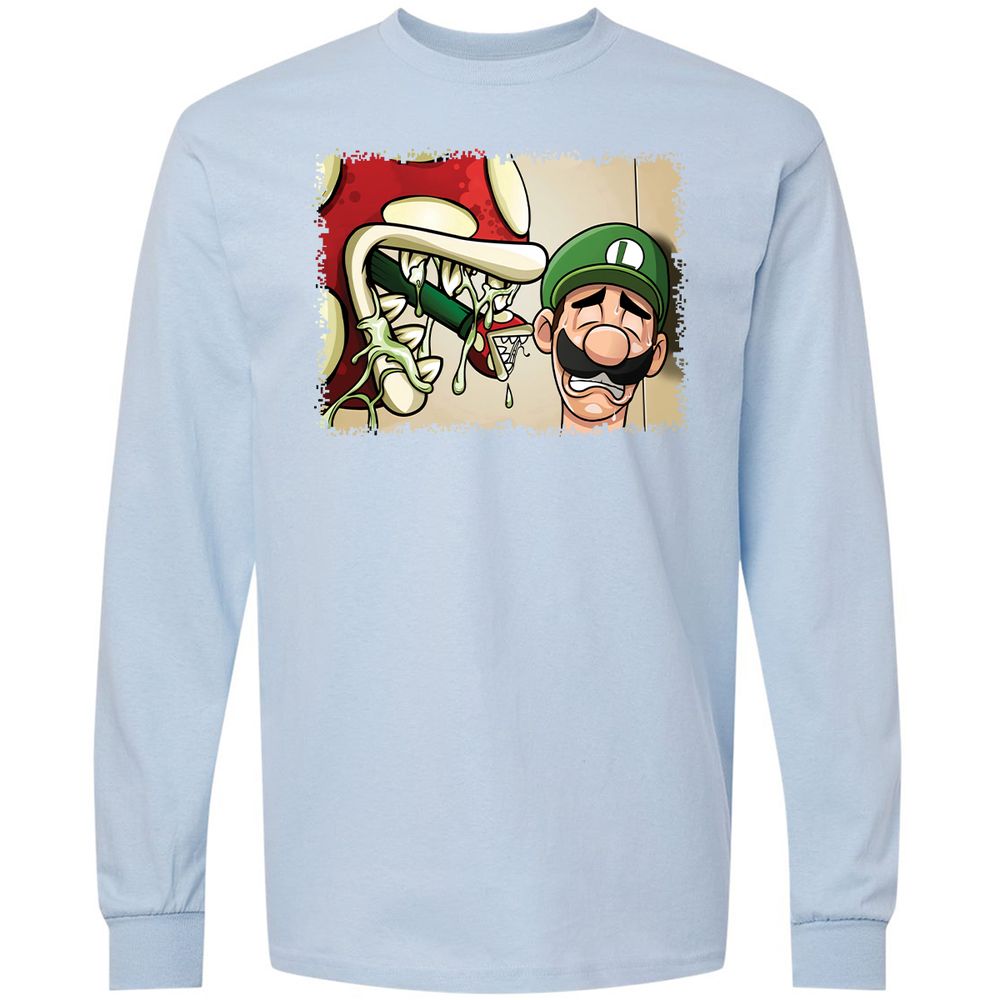Long Sleeve T-Shirt - 9Y5NWXFU - Light Blue - 18