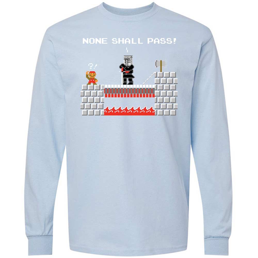 No Plumbers Shall Pass - Light Blue - 18