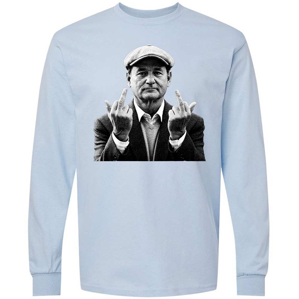 Bill Murray Middle Finger - Light Blue - 18