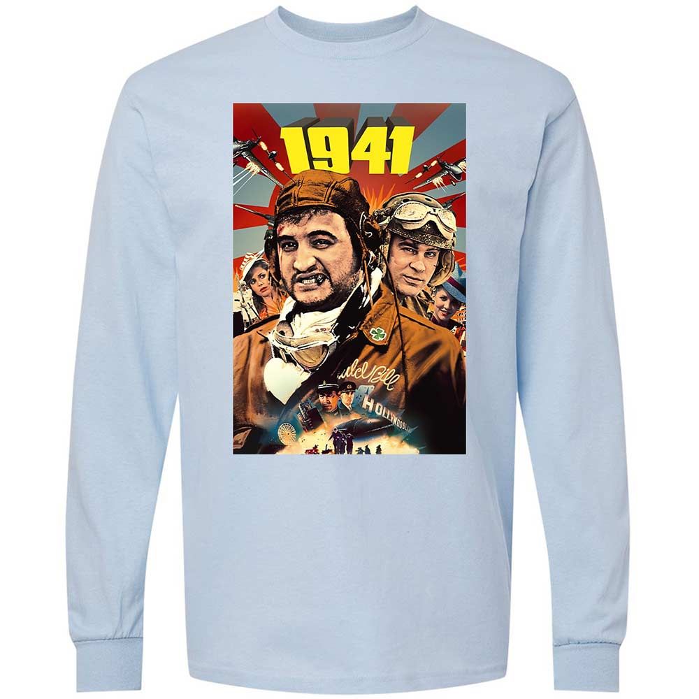 Long Sleeve T-Shirt - 43RG5DF9 - Light Blue - 18