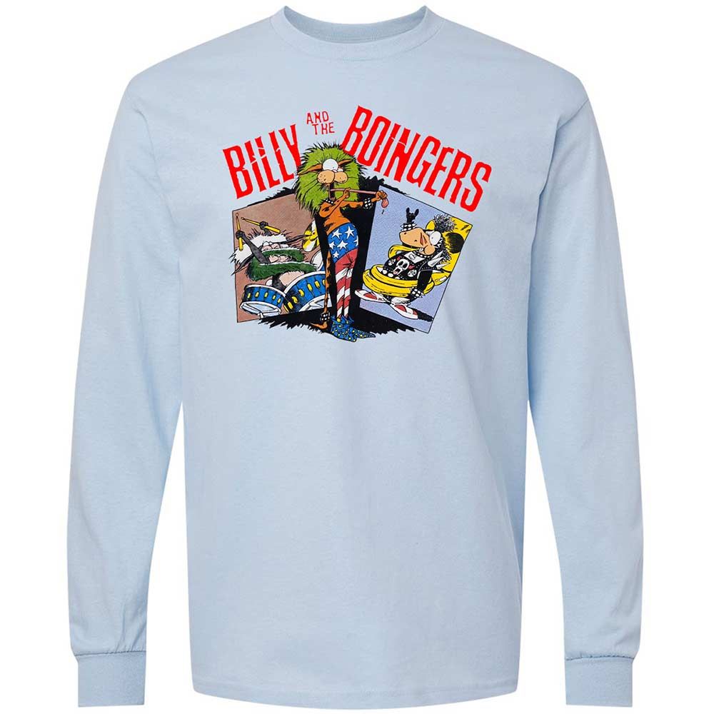 Long Sleeve T-Shirt - BY9T3K3G - Light Blue - 18