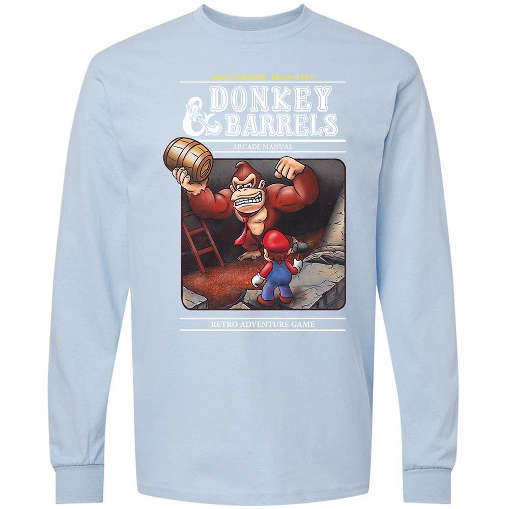 Long Sleeve T-Shirt - CQ2WCYV3 - Light Blue - 18