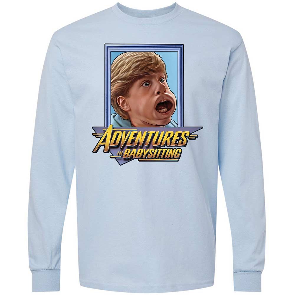 Long Sleeve T-Shirt - SNKEVU59 - Light Blue - 18
