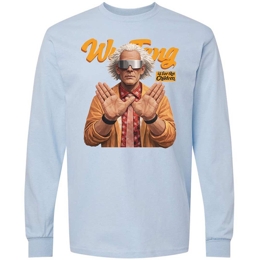 Long Sleeve T-Shirt - Black - Light Blue - 18