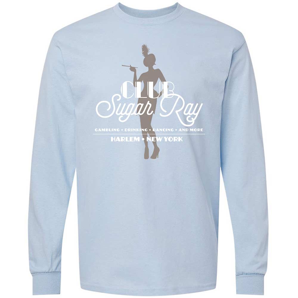 Long Sleeve T-Shirt - EZ6BQSS8 - Light Blue - 18