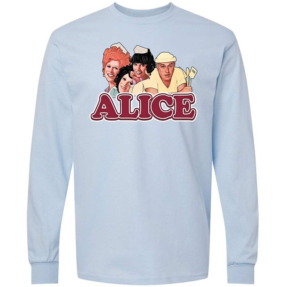 Long Sleeve T-Shirt - 7D5FVNQW - Light Blue - 18