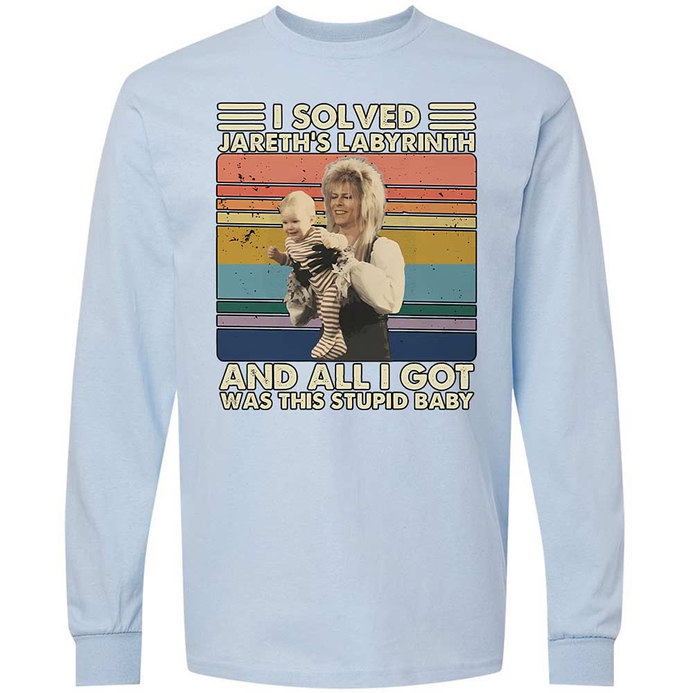 Long Sleeve T-Shirt - YCR4CQA4 - Light Blue - 18