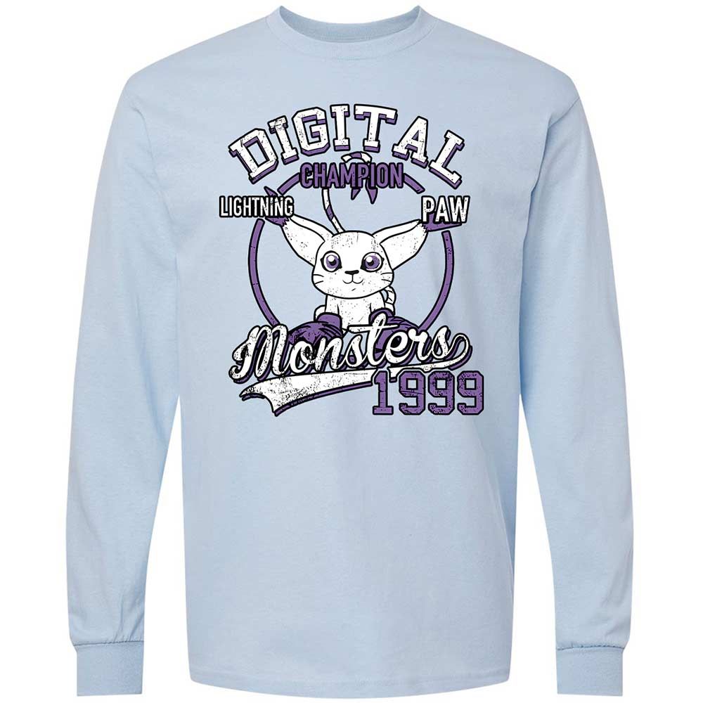 Long Sleeve T-Shirt - 92VNUVRN - Light Blue - 18