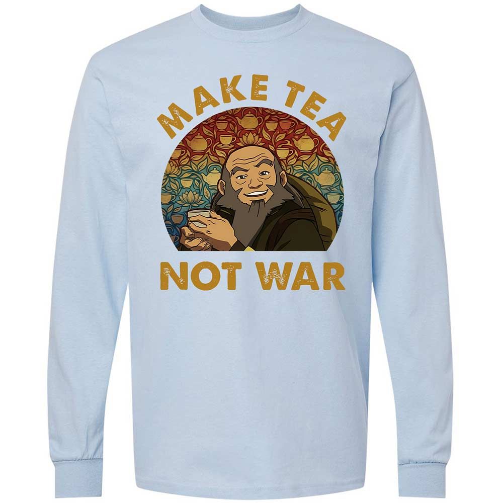 Long Sleeve T-Shirt - 5S7FFBPB - Light Blue - 18