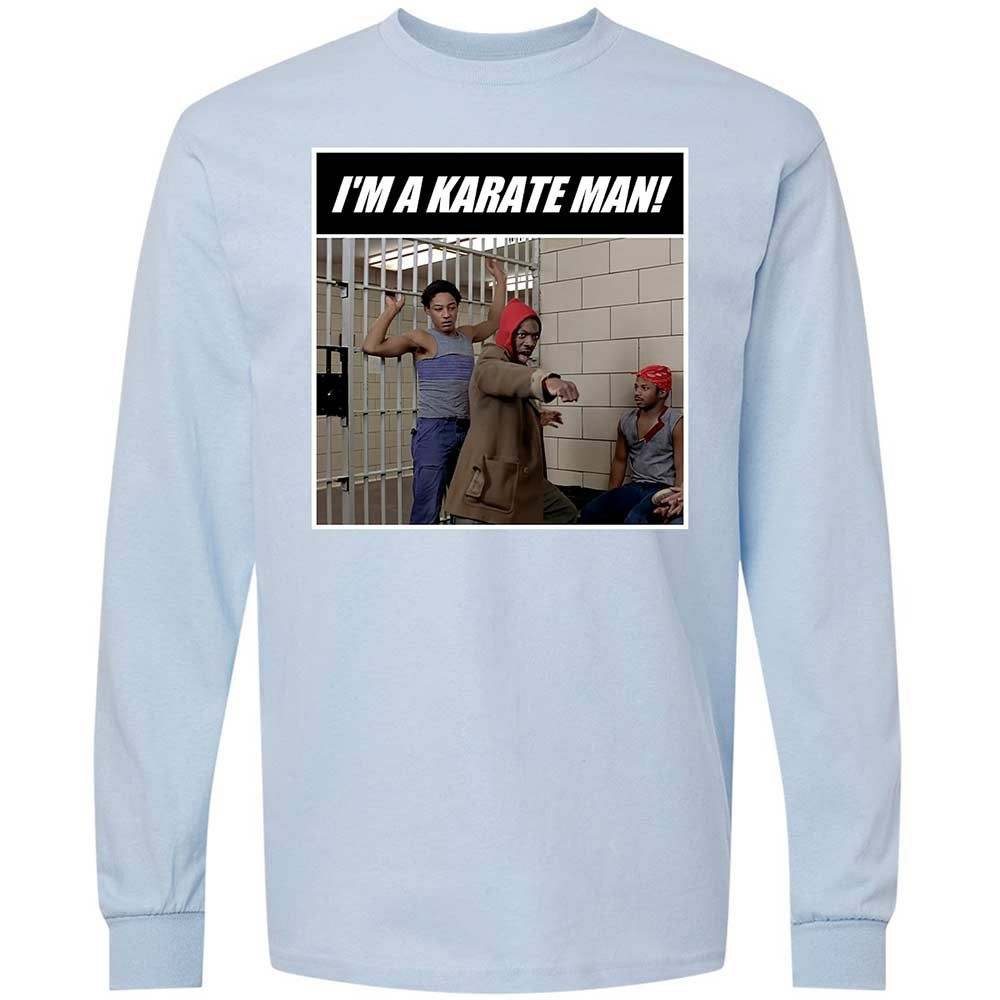 Long Sleeve T-Shirt - 3UV2EK5N - Light Blue - 18