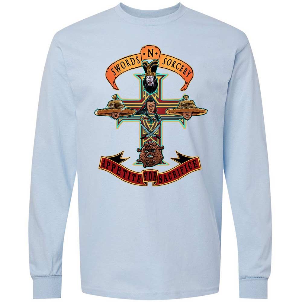 Long Sleeve T-Shirt - HTFCZABX - Light Blue - 18