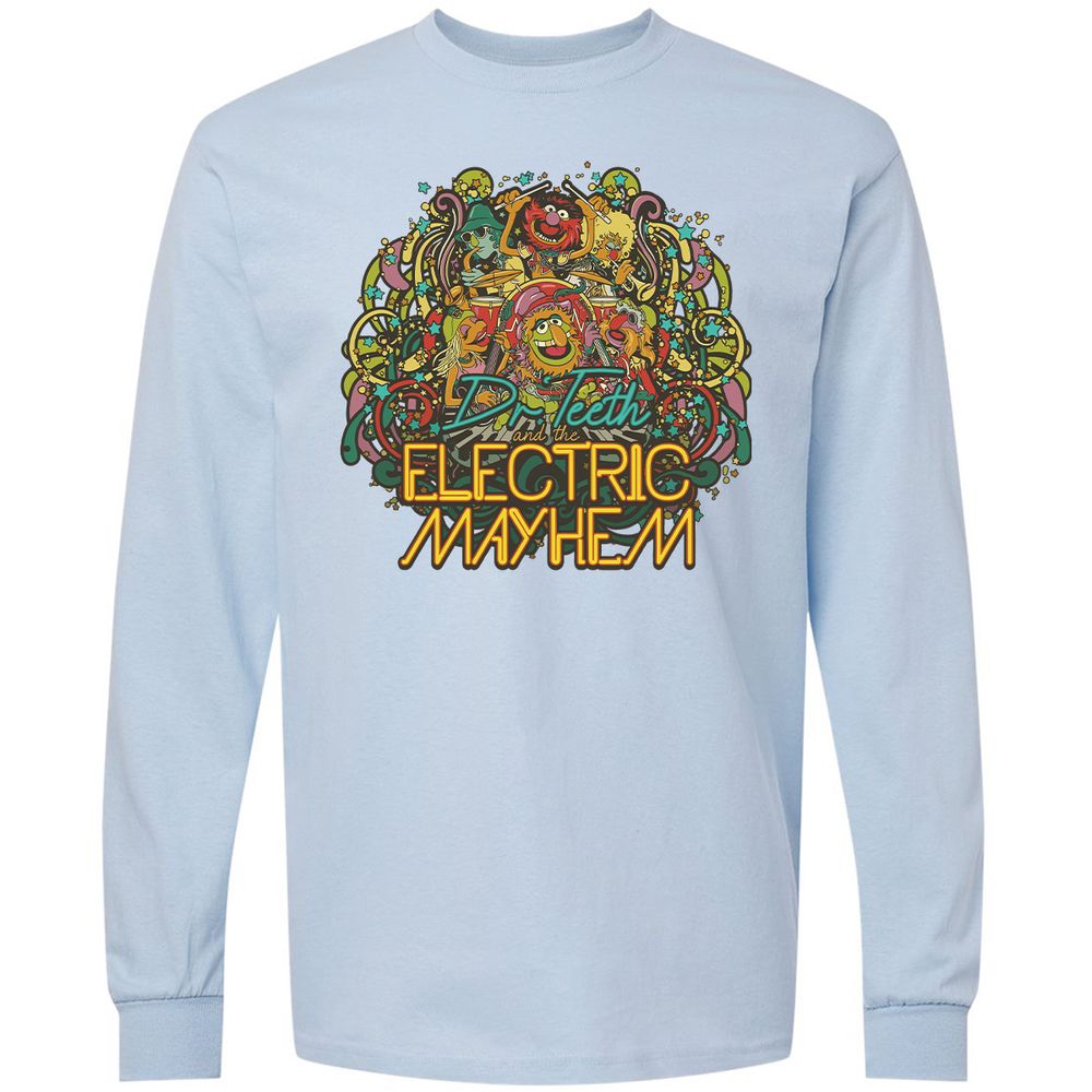 Long Sleeve T-Shirt - TXBY1LZ6 - Light Blue - 18