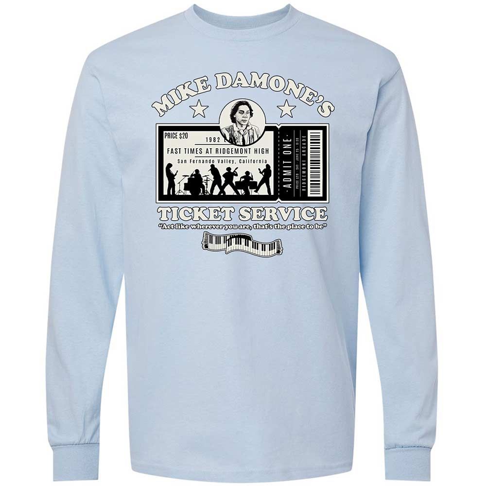 Damone's Ticket Service - Light Blue - 18
