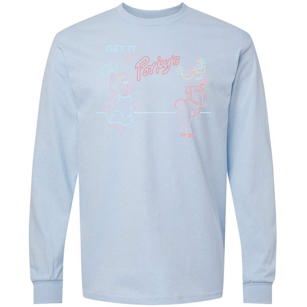 Long Sleeve T-Shirt - D5ZYC1RV - Light Blue - 18