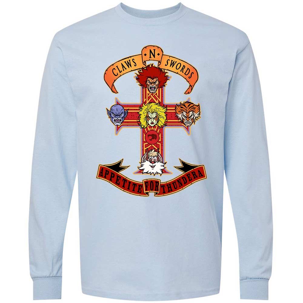 Long Sleeve T-Shirt - HYSDNGJ1 - Light Blue - 18