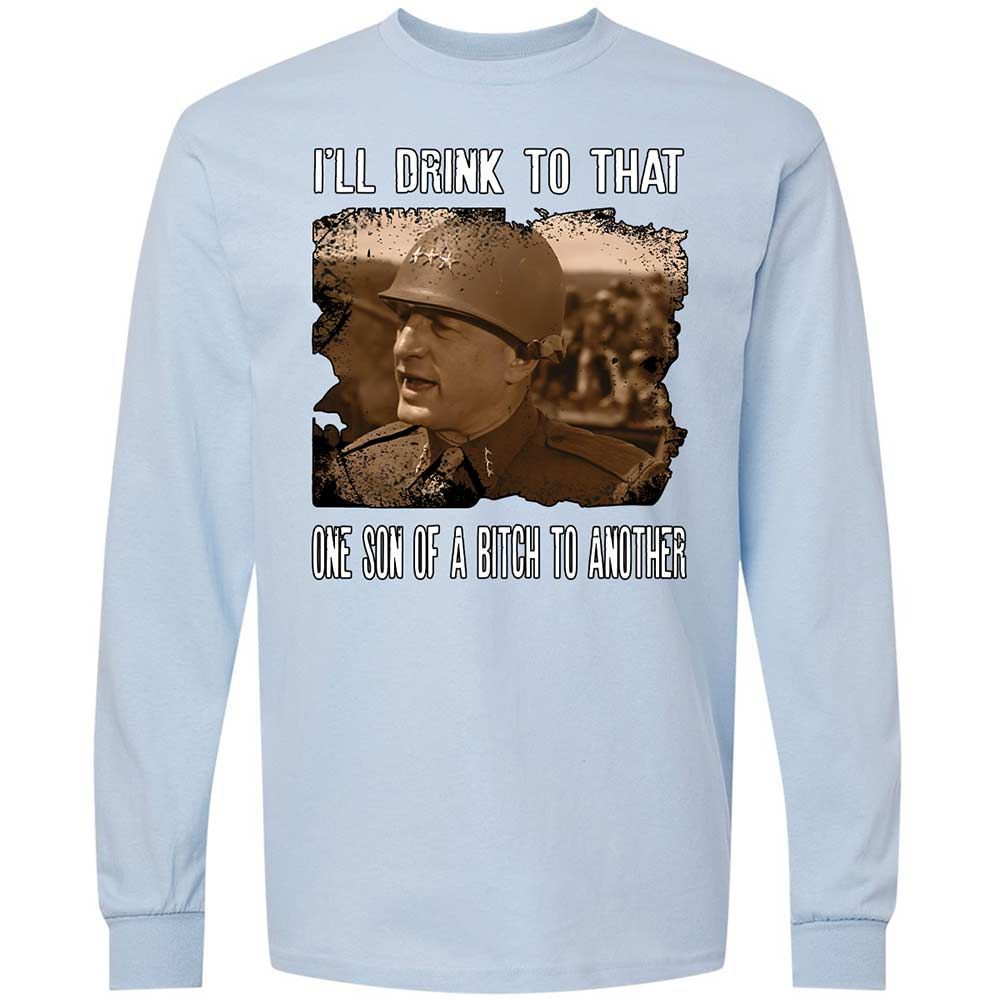 Long Sleeve T-Shirt - FKYQXN81 - Light Blue - 18