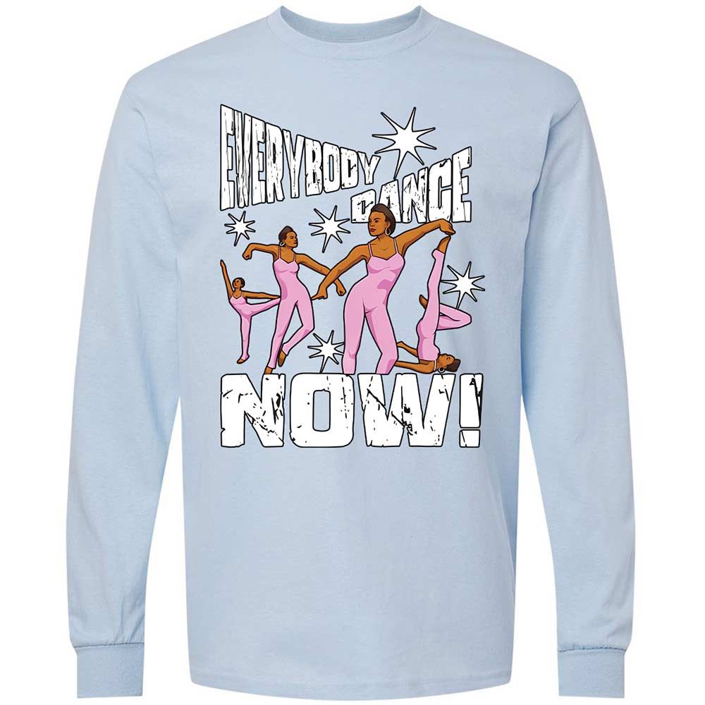 Long Sleeve T-Shirt - BKH5UZSN - Light Blue - 18