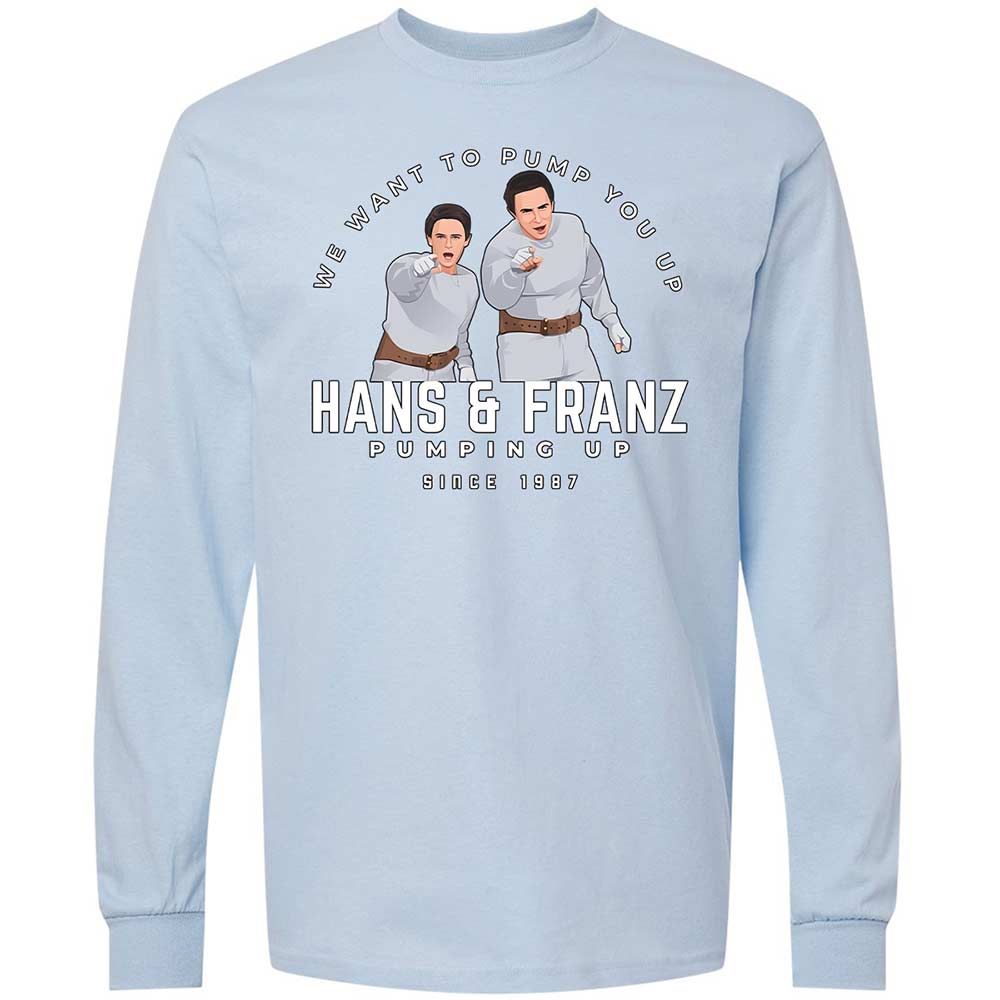Long Sleeve T-Shirt - WY1SZX9L - Light Blue - 18