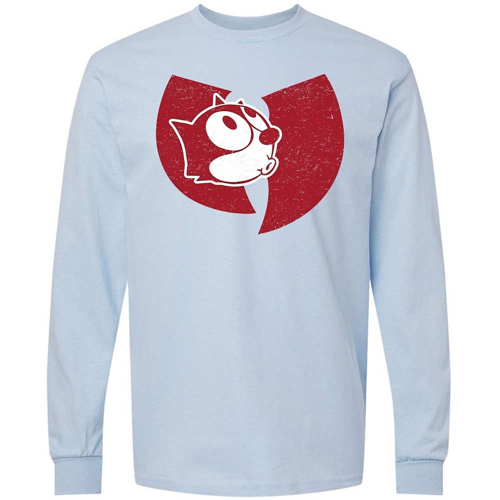 Long Sleeve T-Shirt - YFQ2M85F - Light Blue - 18