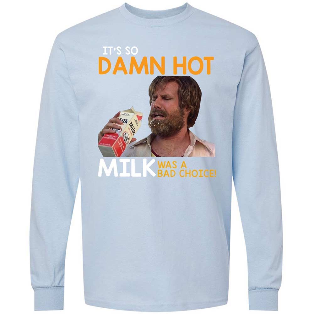 Long Sleeve T-Shirt - Y6UF8TA1 - Light Blue - 18