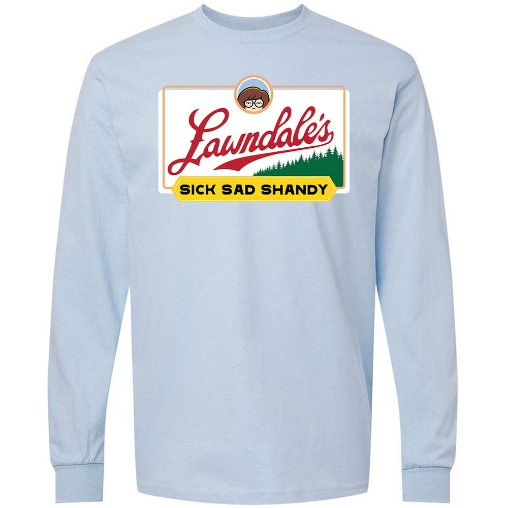 Long Sleeve T-Shirt - ABATL9HB - Light Blue - 18