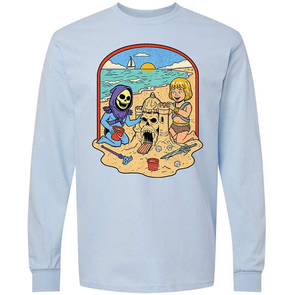 Long Sleeve T-Shirt - V6DV82KF - Light Blue - 18