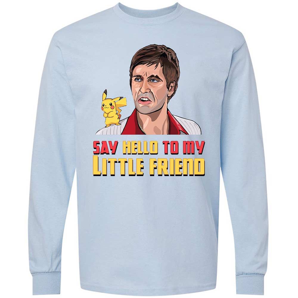 Long Sleeve T-Shirt - PVJX6CV3 - Light Blue - 18