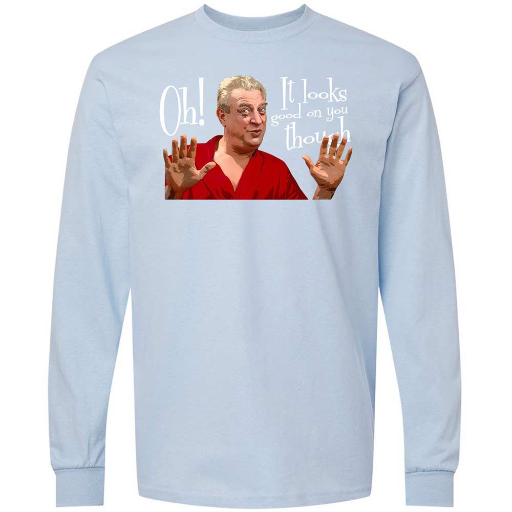 Long Sleeve T-Shirt - D6C91HF5 - Light Blue - 18
