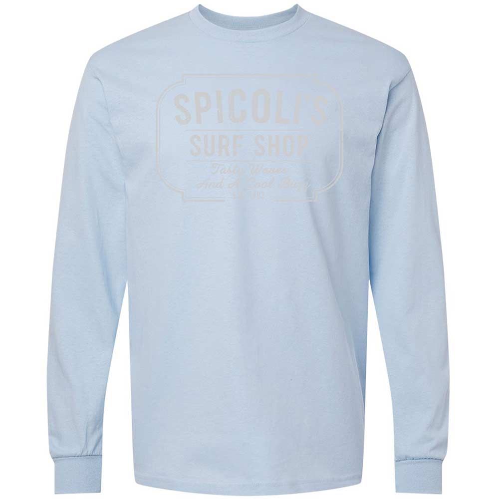 Long Sleeve T-Shirt - WRKZB5J9 - Light Blue - 18